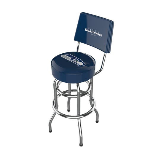 Seattle Seahawks Chrome Barstool