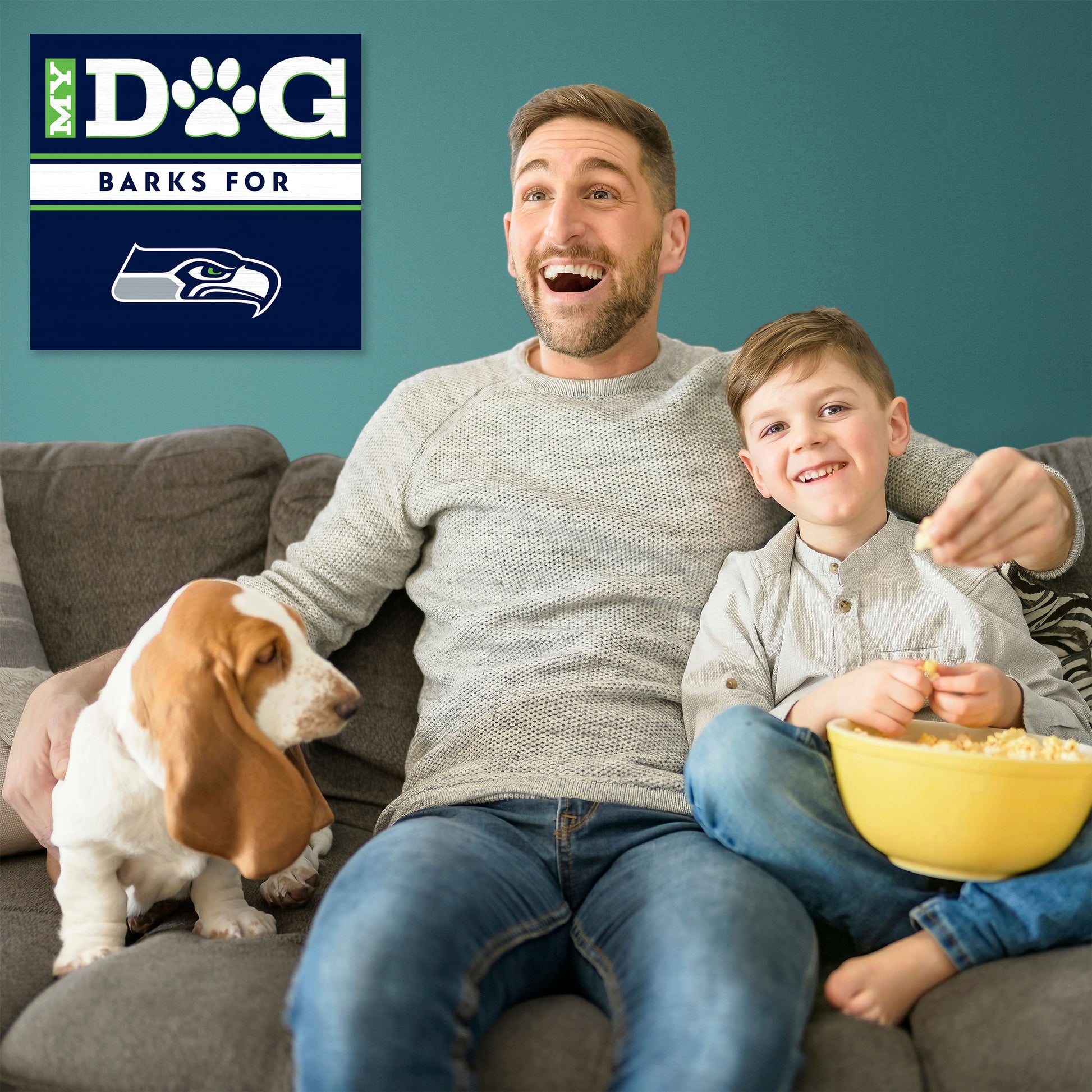 Seattle Seahawks my dog art sign