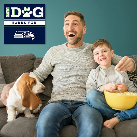 Seattle Seahawks my dog art sign