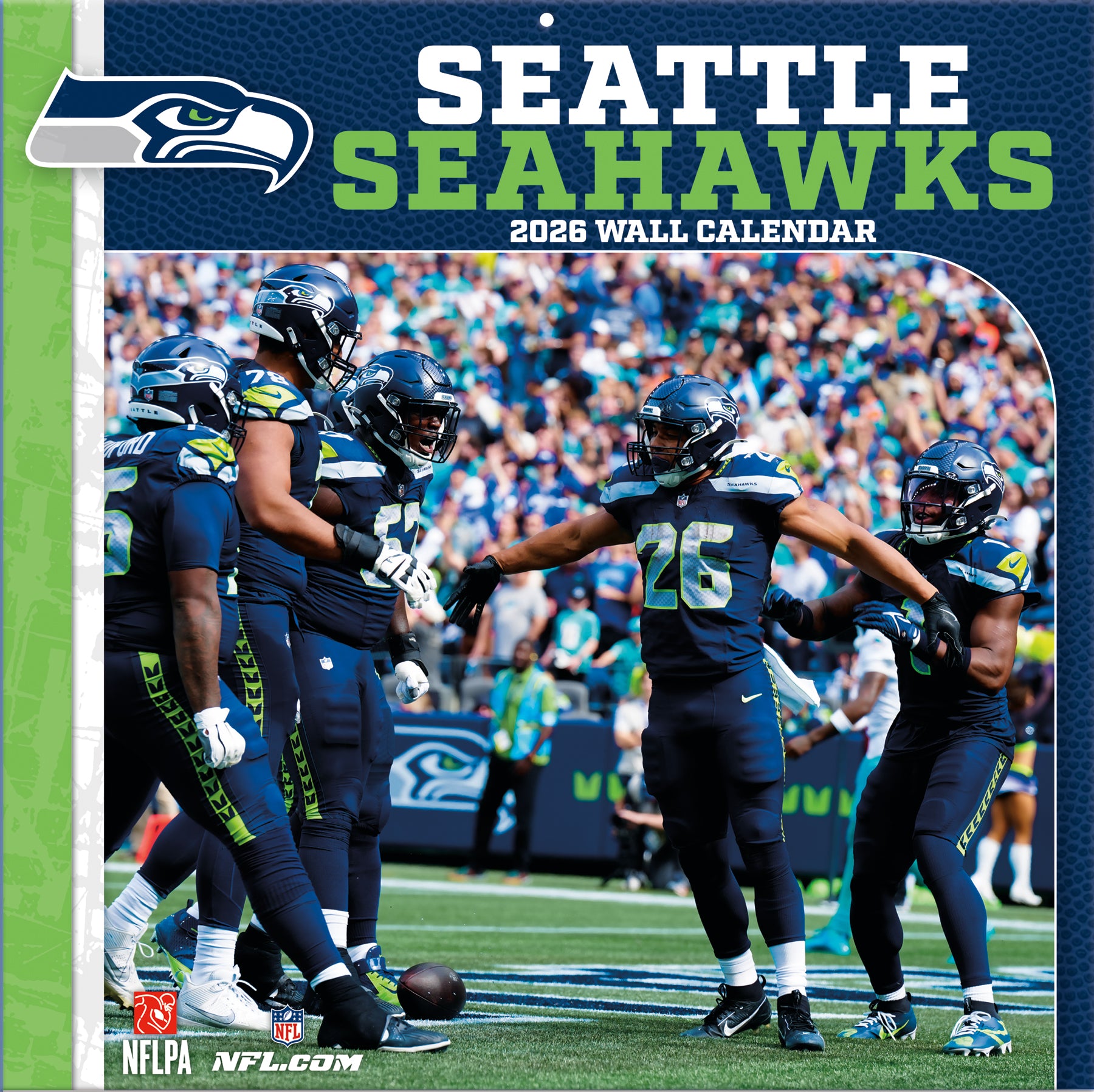 Seattle Seahawks Team Photos Wall Calendar