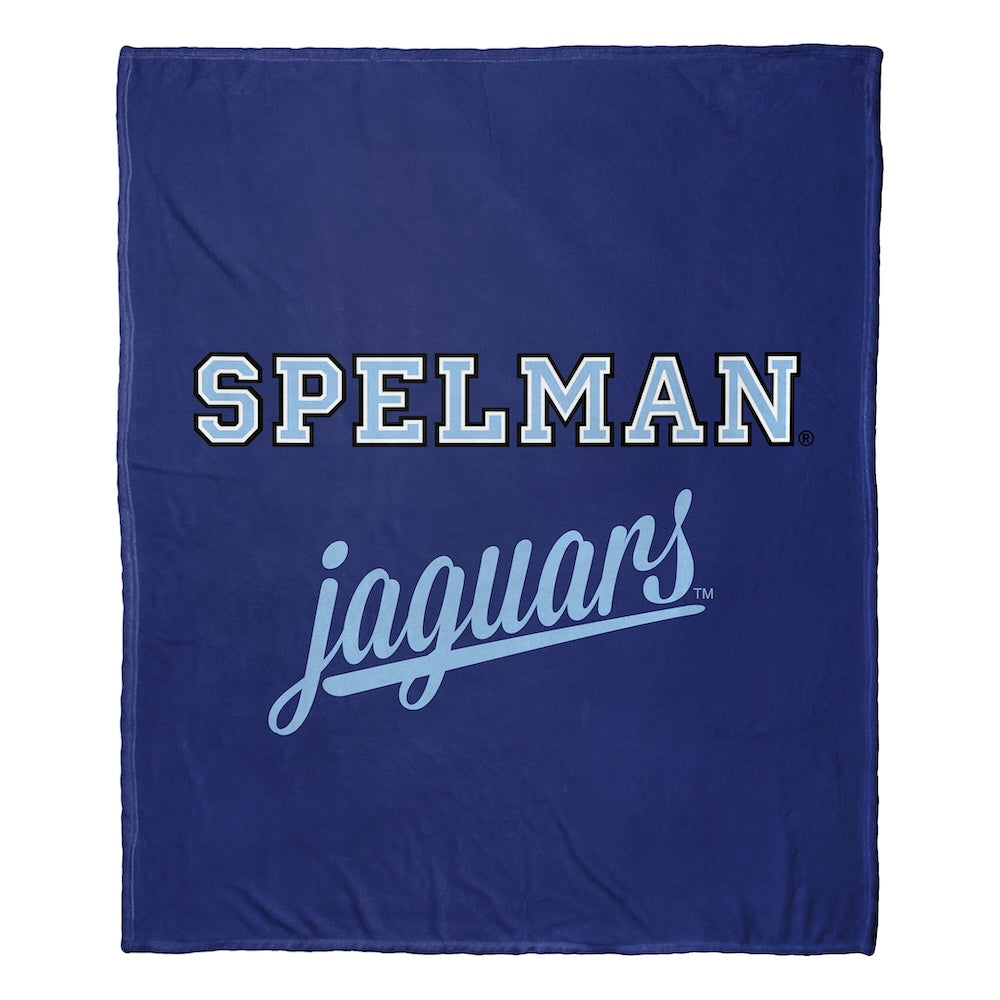 Spelman Jaguars official silk touch throw blanket