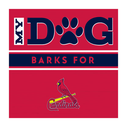 St. Louis Cardinals dog sign