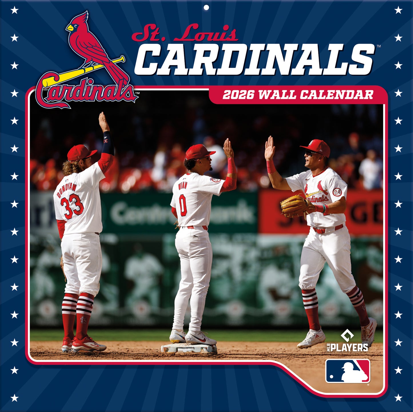 St. Louis Cardinals Team Photos Wall Calendar
