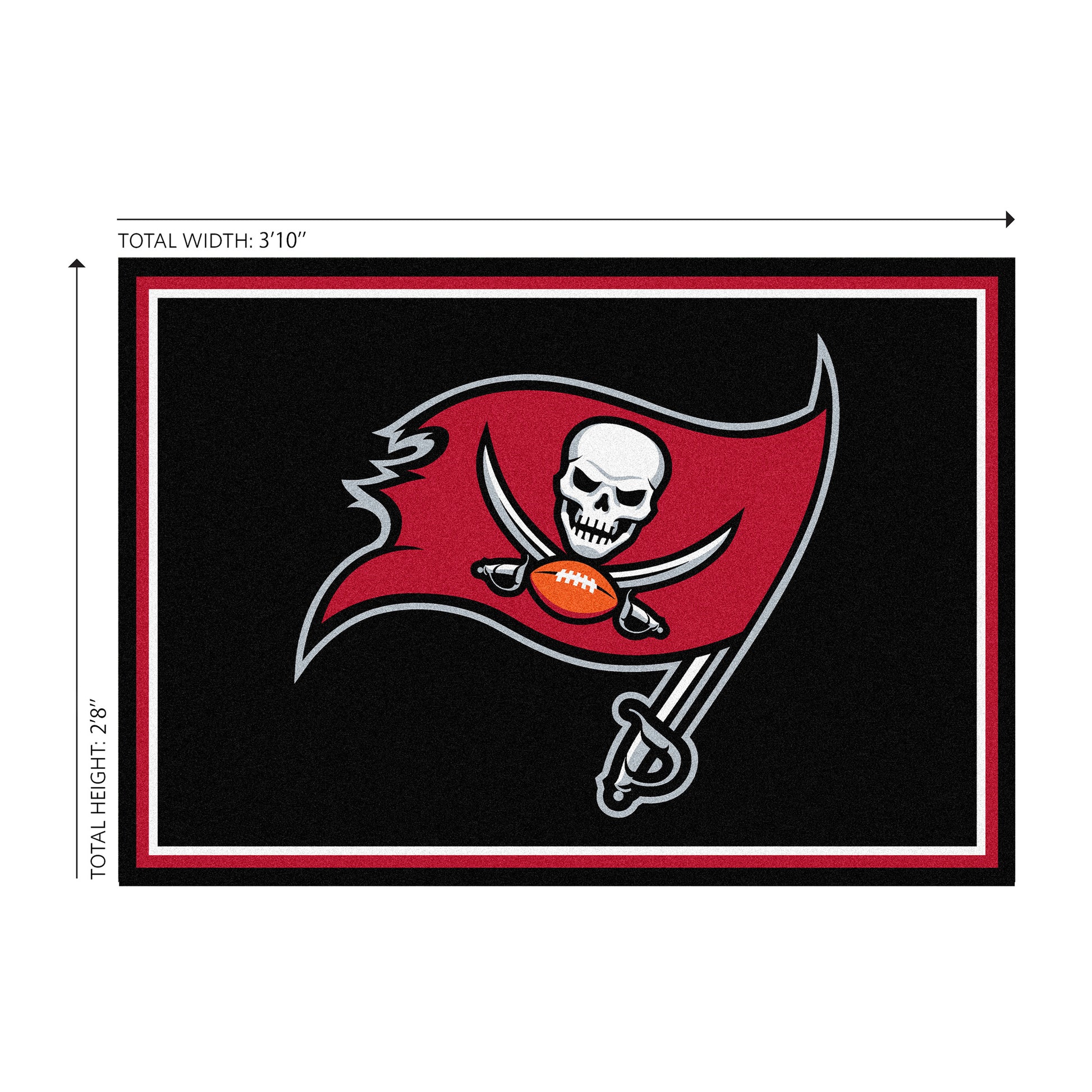 Tampa Bay Buccaneers Welcome Mat Dimensions