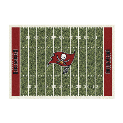 Tampa Bay Buccaneers home field style area rug