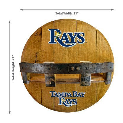 Tampa Bay Rays whiskey barrel shelf dimensions
