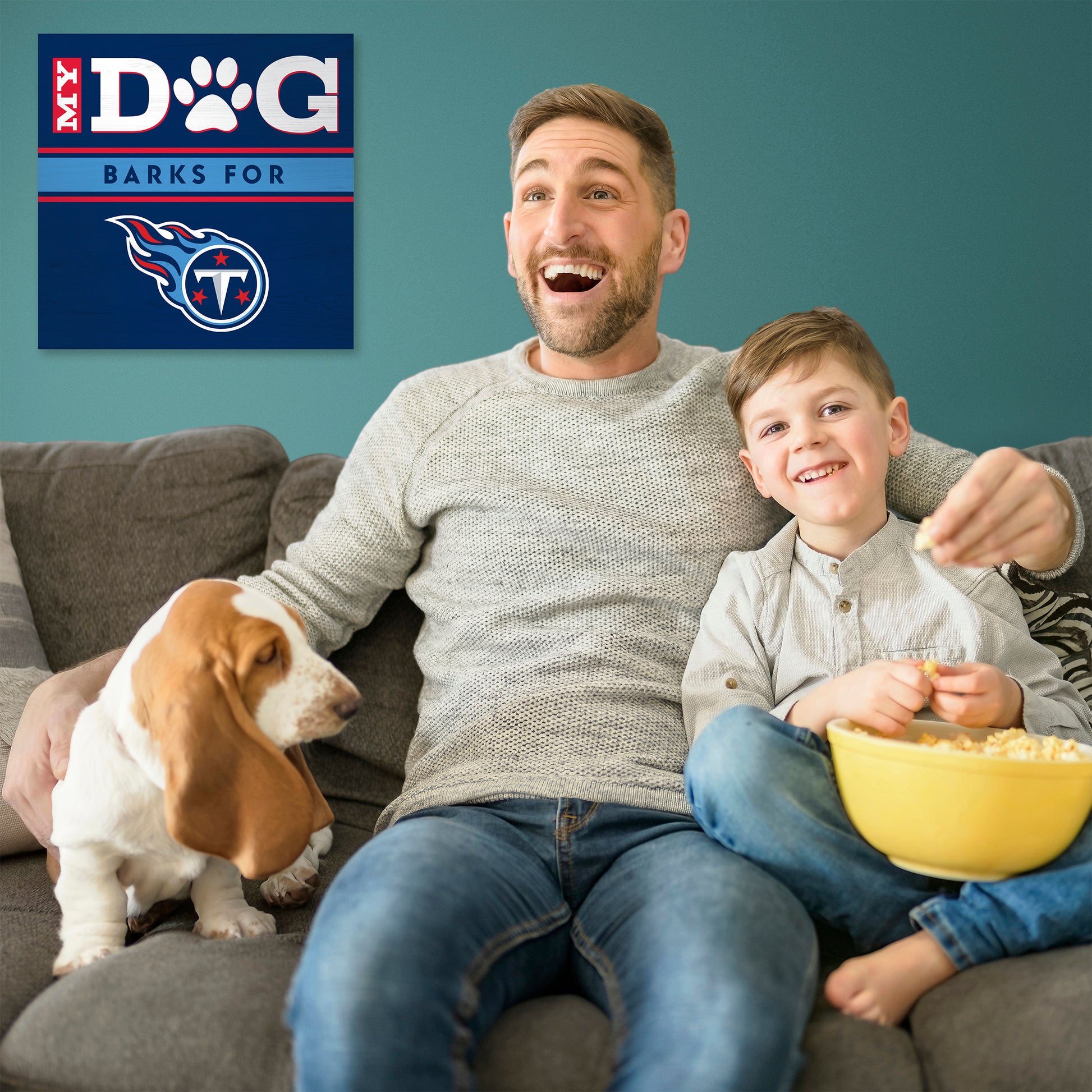 Tennessee Titans my dog art sign