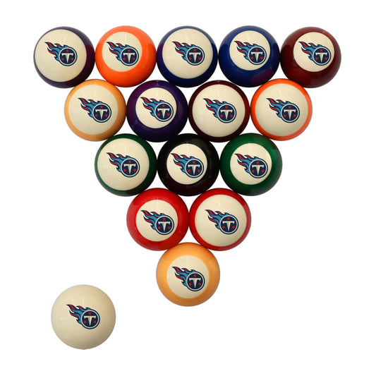 Tennessee Titans logo billiards balls