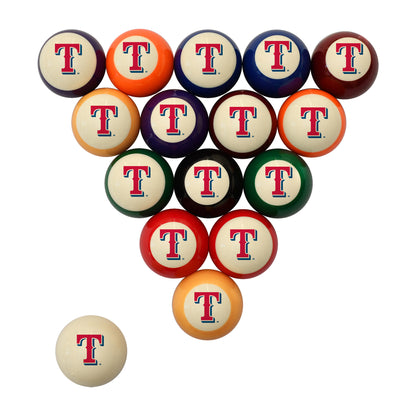 Texas Rangers logo billiards balls
