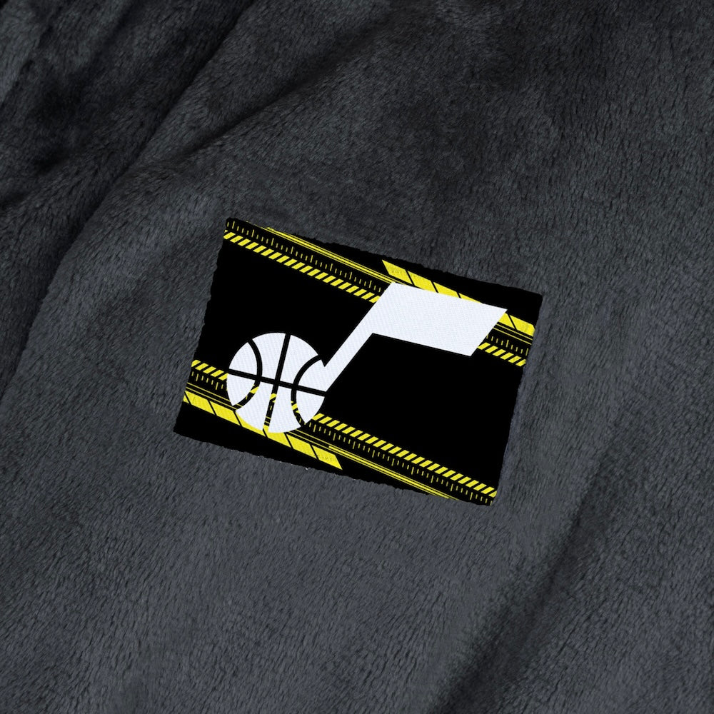 Utah Jazz team color bathrobe patch