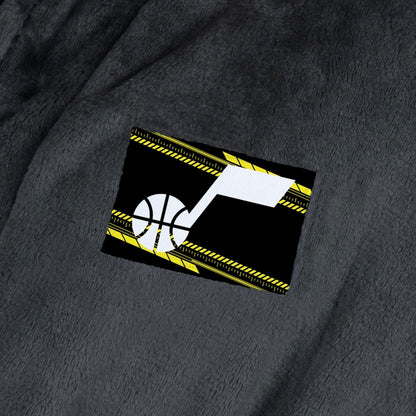 Utah Jazz team color bathrobe patch