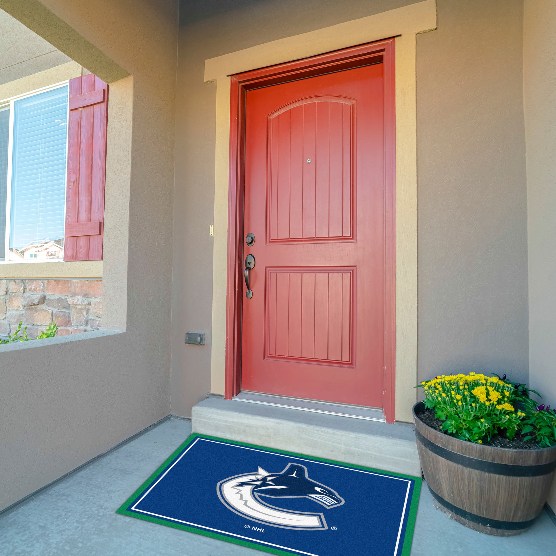 Vancouver Canucks Front Door Mat