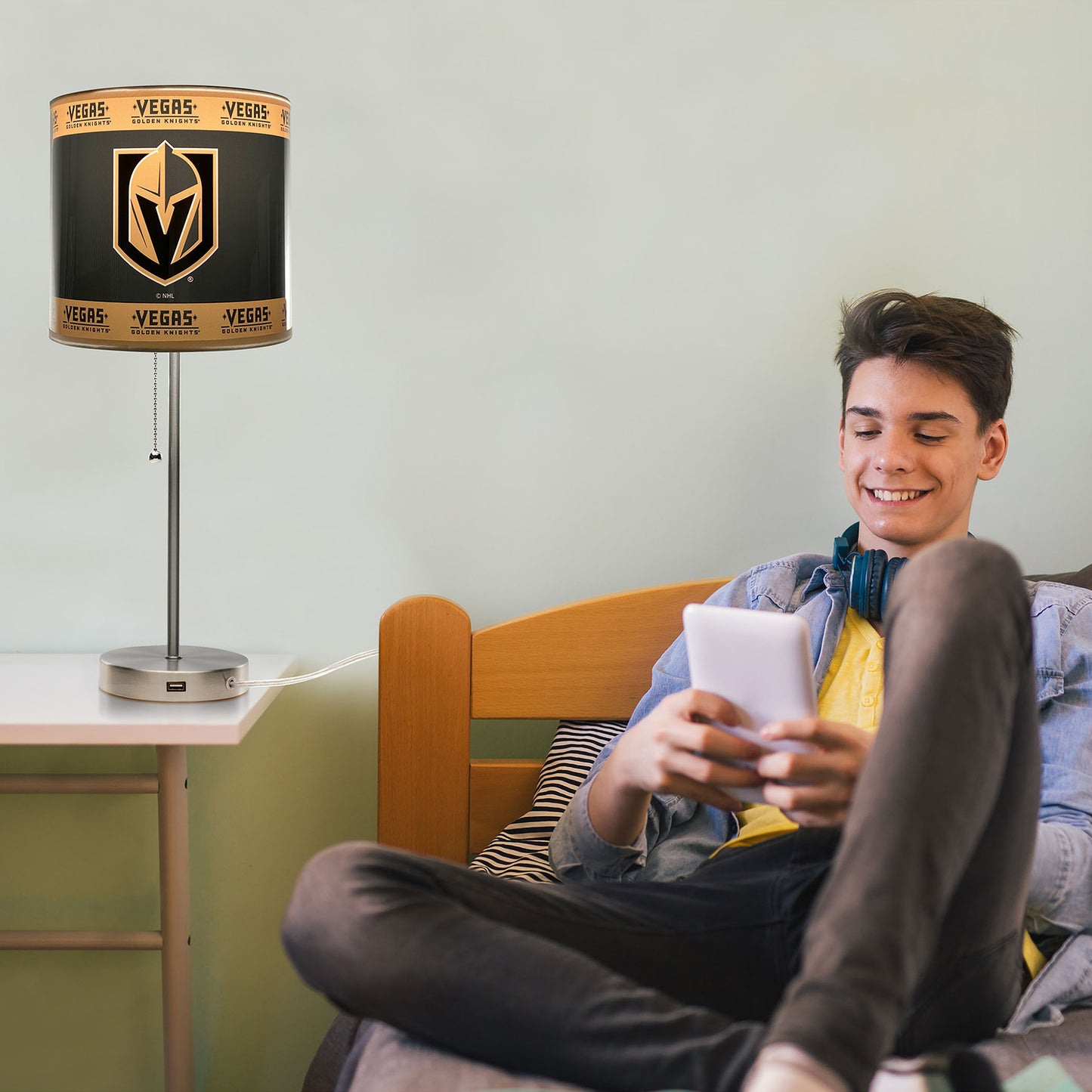 Vegas Golden Knights reading lamp