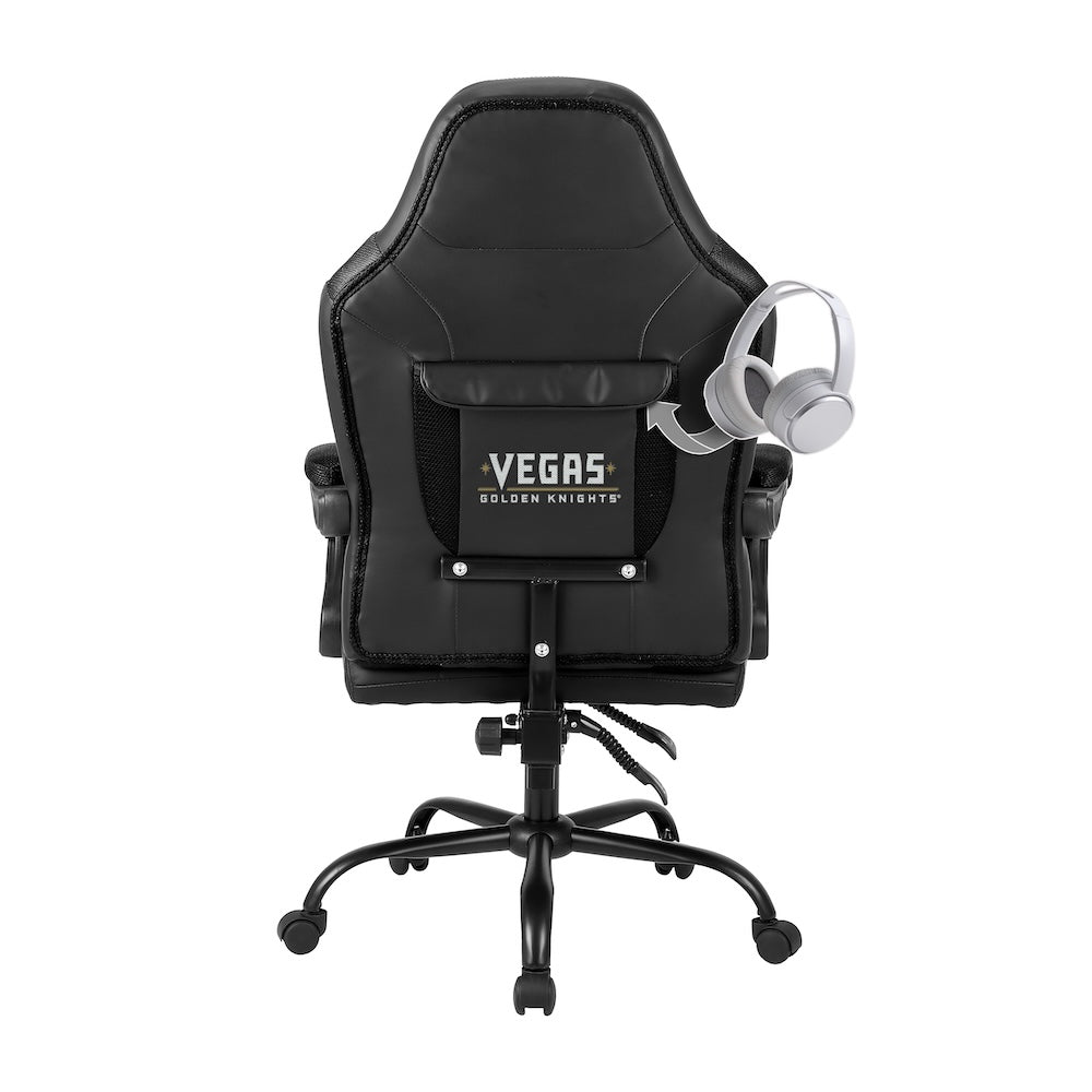 Vegas Golden Knights Office Gamer Chair Back