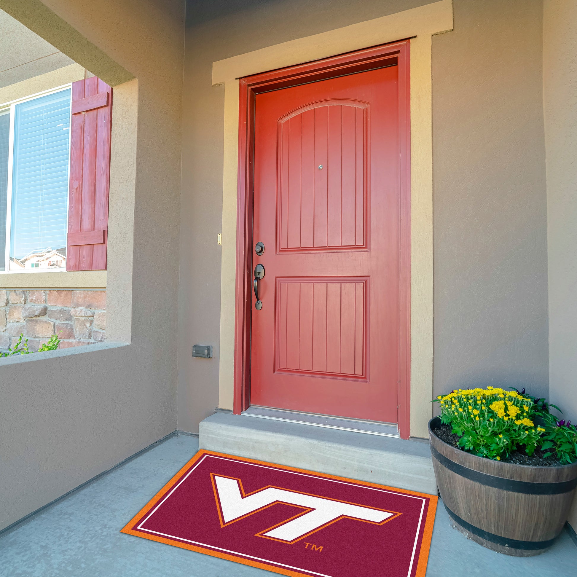 Virginia Tech Hokies Front Door Mat