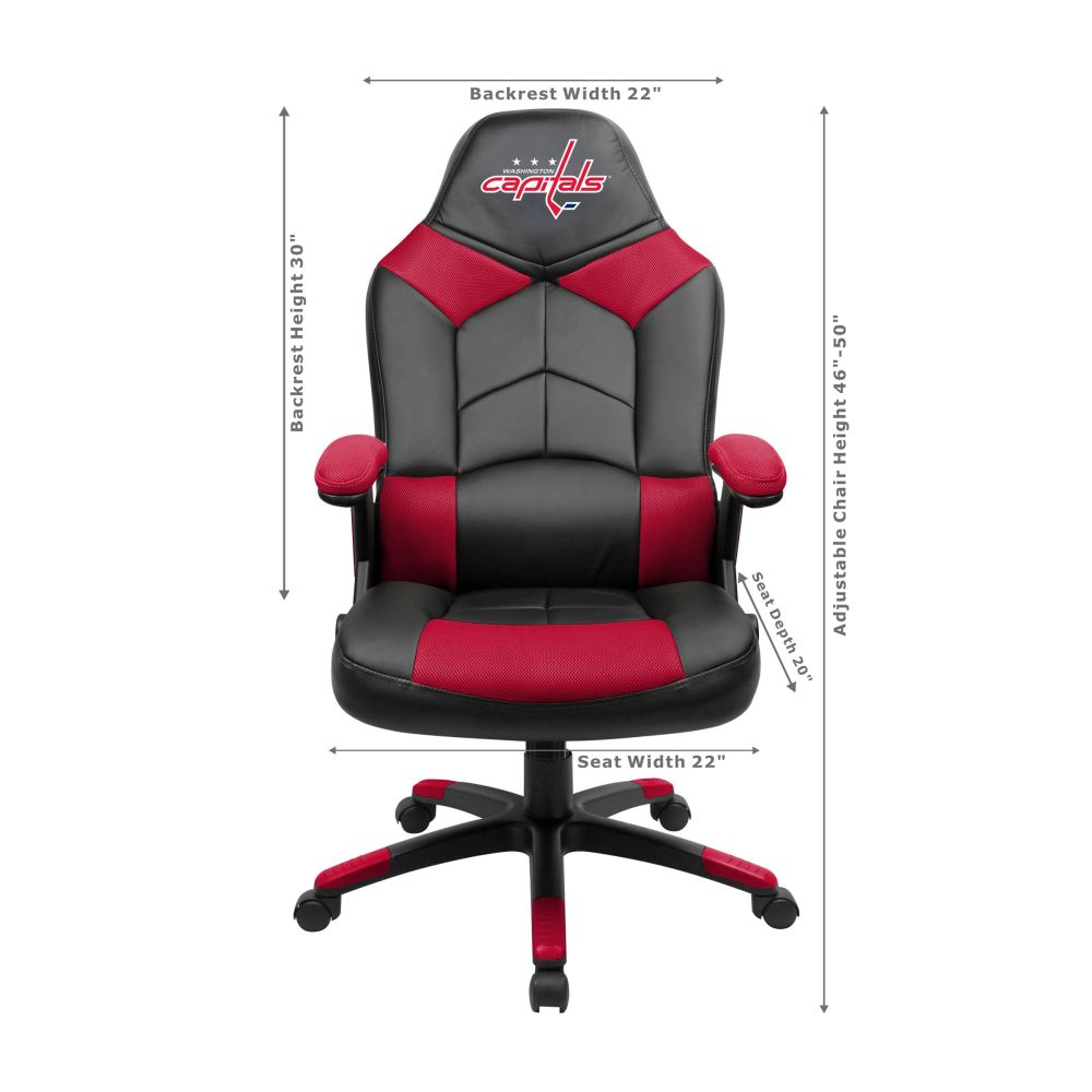 Washington Capitals Office Gamer Chair Dimensions