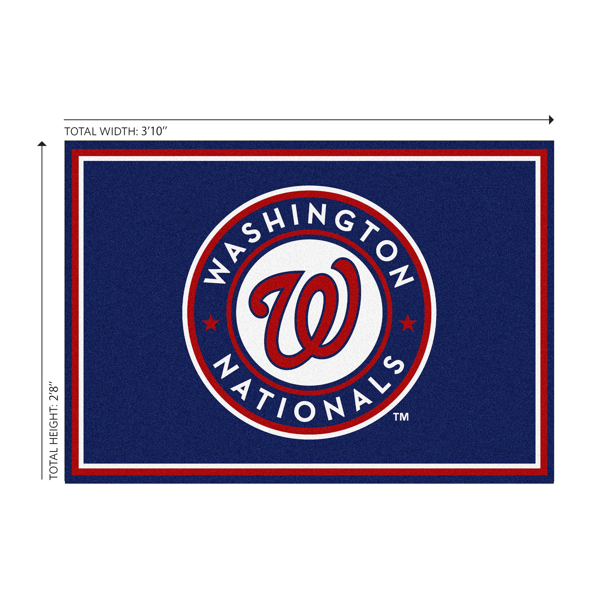 Washington Nationals Welcome Mat Dimensions