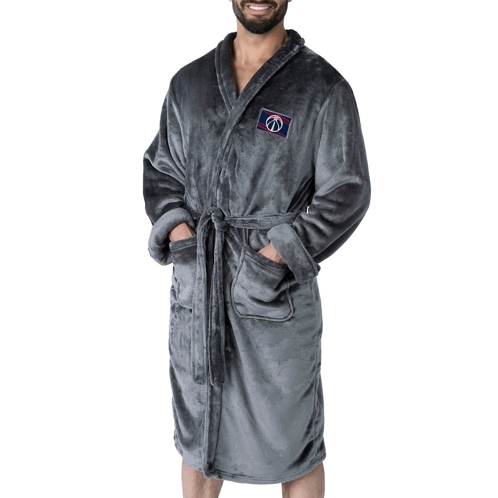 Washington Wizards silk touch charcoal bathrobe