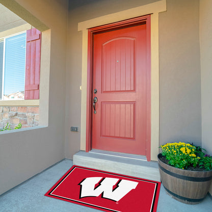 Wisconsin Badgers Front Door Mat