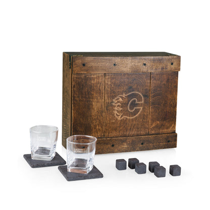 Calgary Flames - Whiskey Box Gift Set