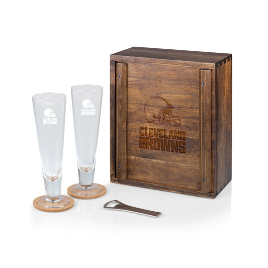Cleveland Browns - Pilsner Beer Glass Gift Set