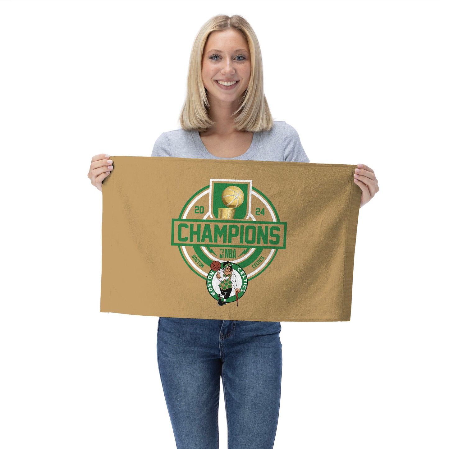 Boston Celtics NBA Champions towel set