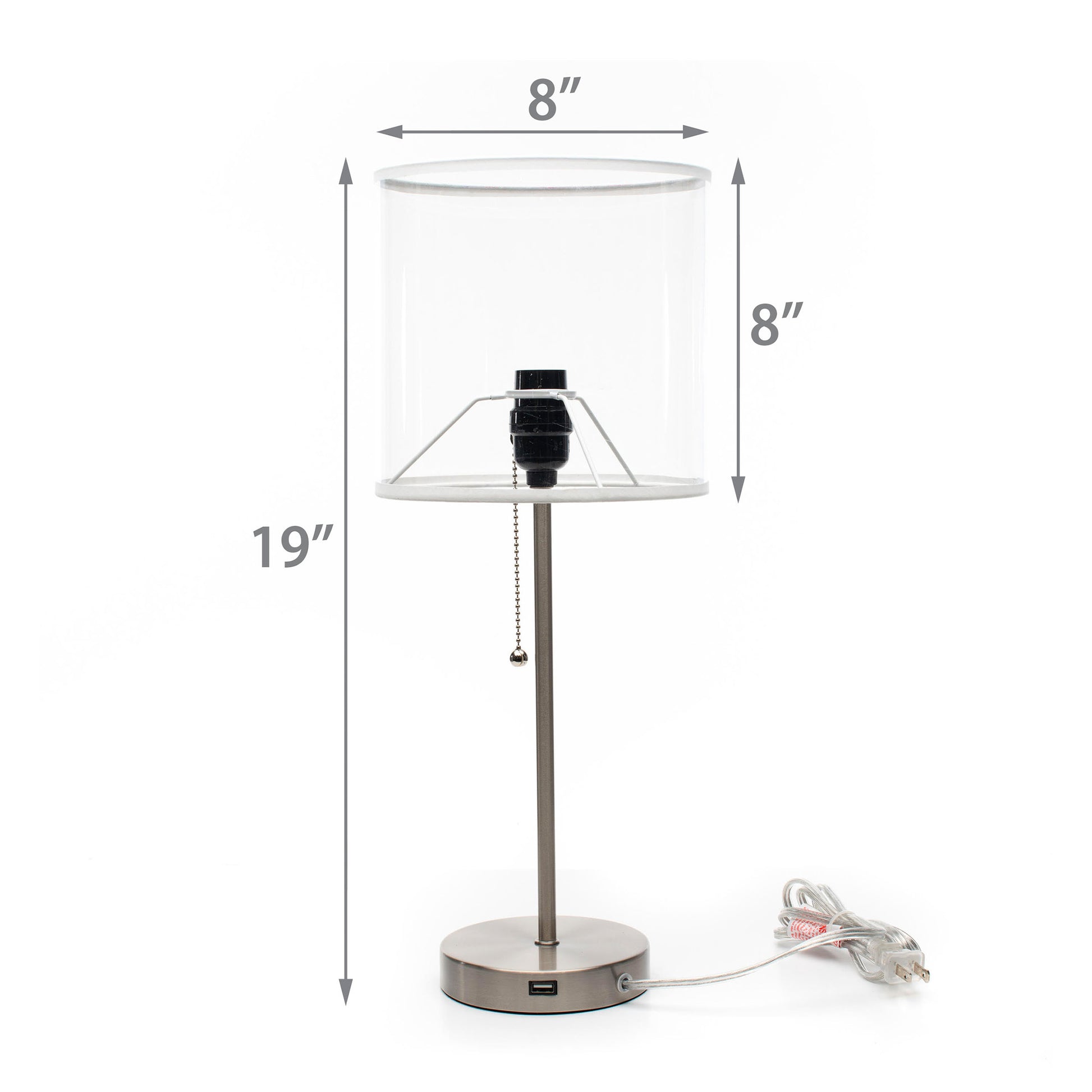Atlanta Falcons chrome lamp dimensions