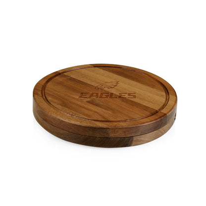 Philadelphia Eagles - Acacia Circo Cheese Cutting Board & Tools Set