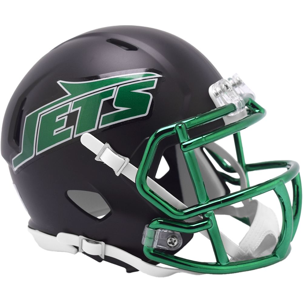 New York Jets 2024 ALTERNATE BLACK mini helmet