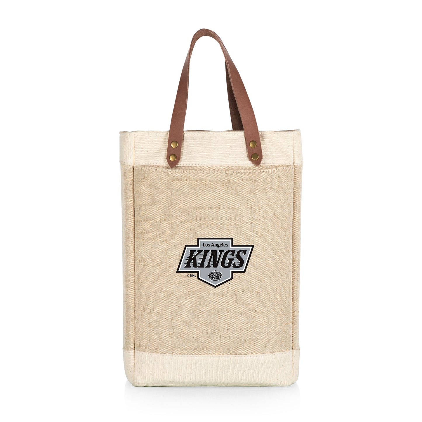 Los Angeles Kings - Pinot Jute 2 Bottle Insulated Wine Bag