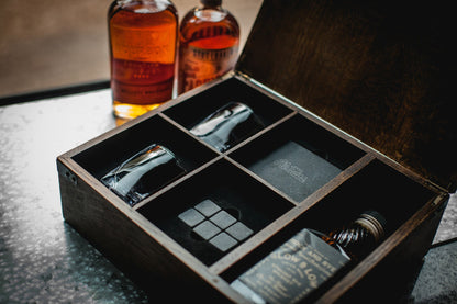 Ole Miss Rebels - Whiskey Box Gift Set