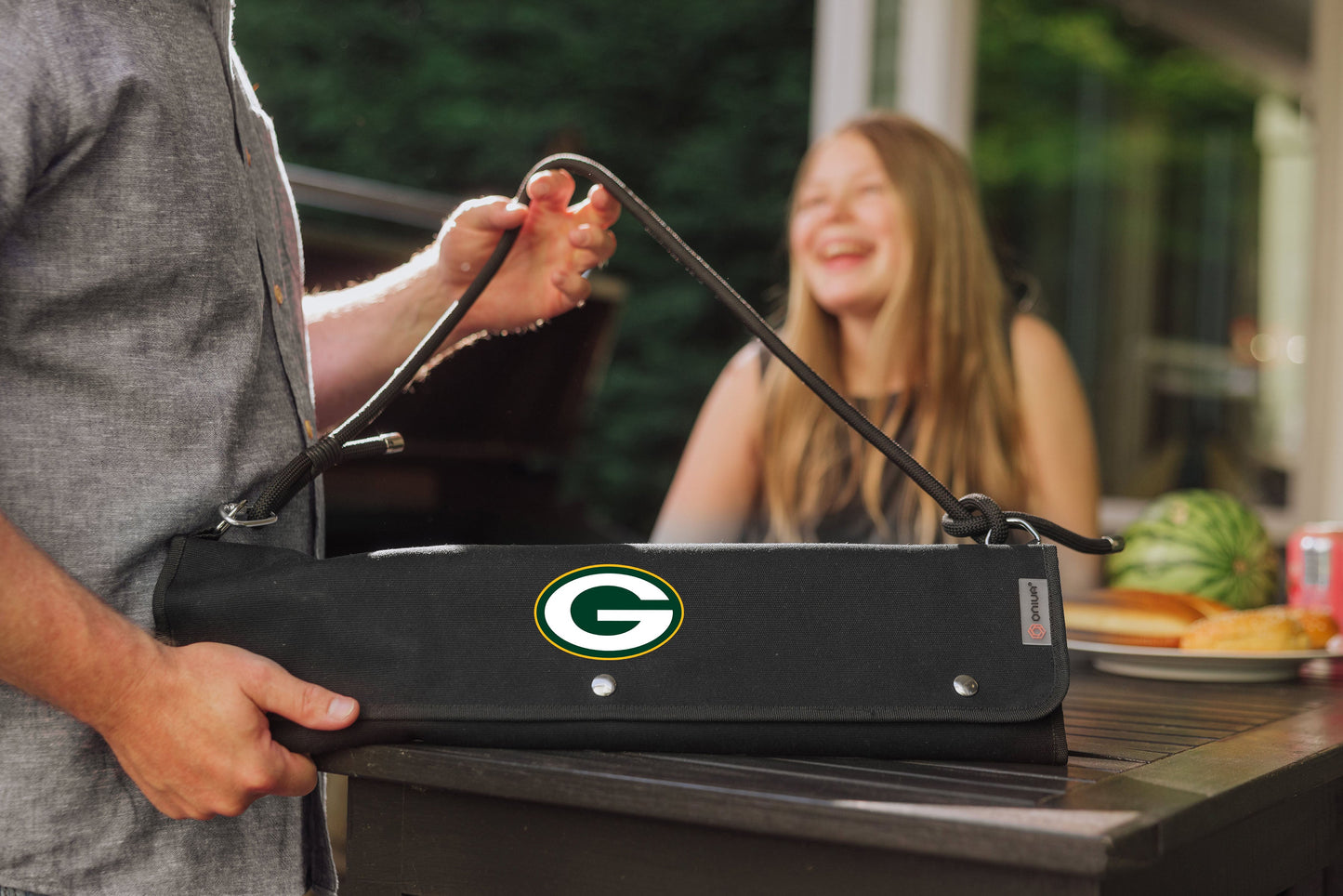 Green Bay Packers - BBQ Roll Up 3 Piece Set