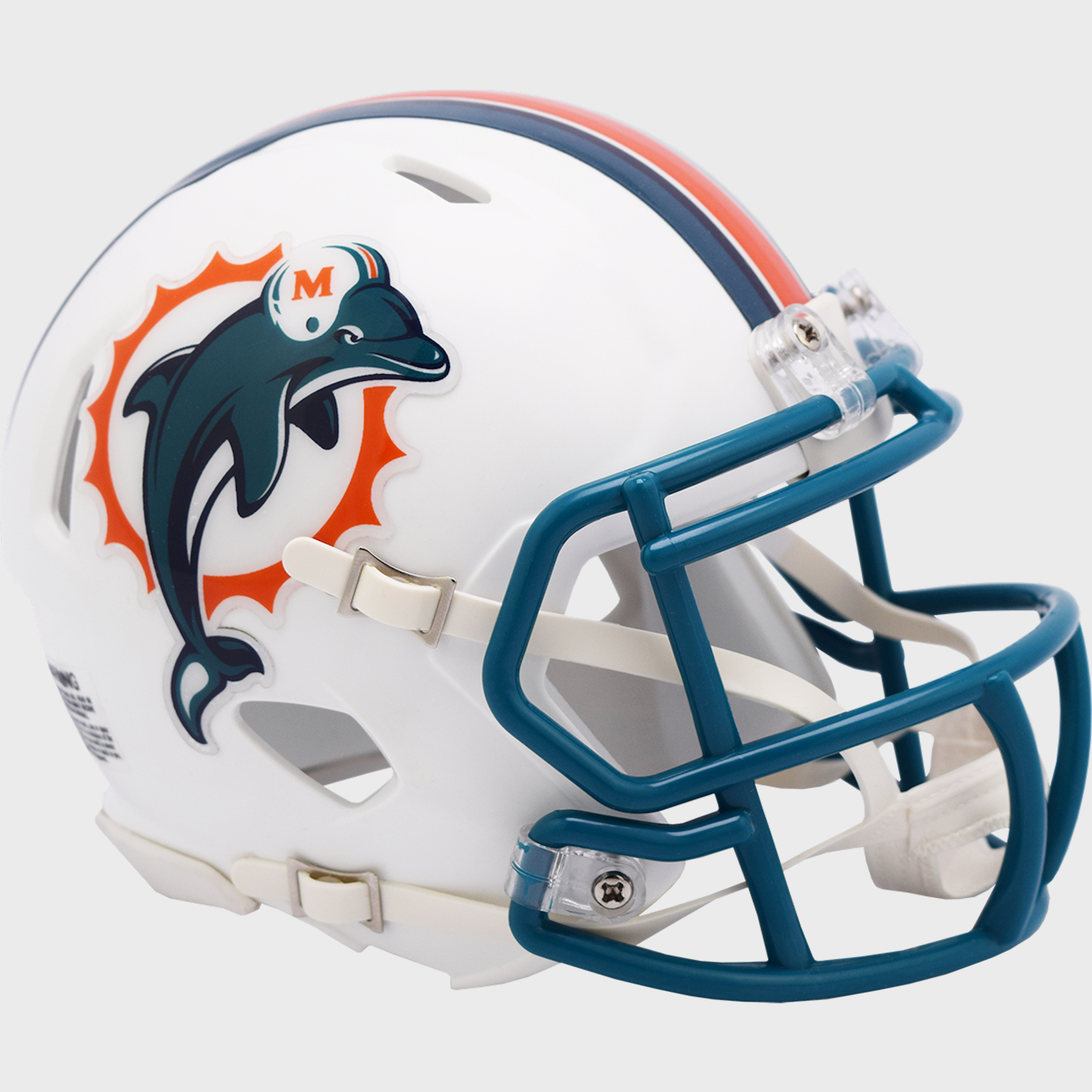Miami Dolphins throwback mini helmet