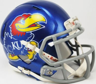 Kansas Jayhawks mini helmet