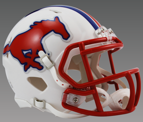 SMU Mustangs mini helmet
