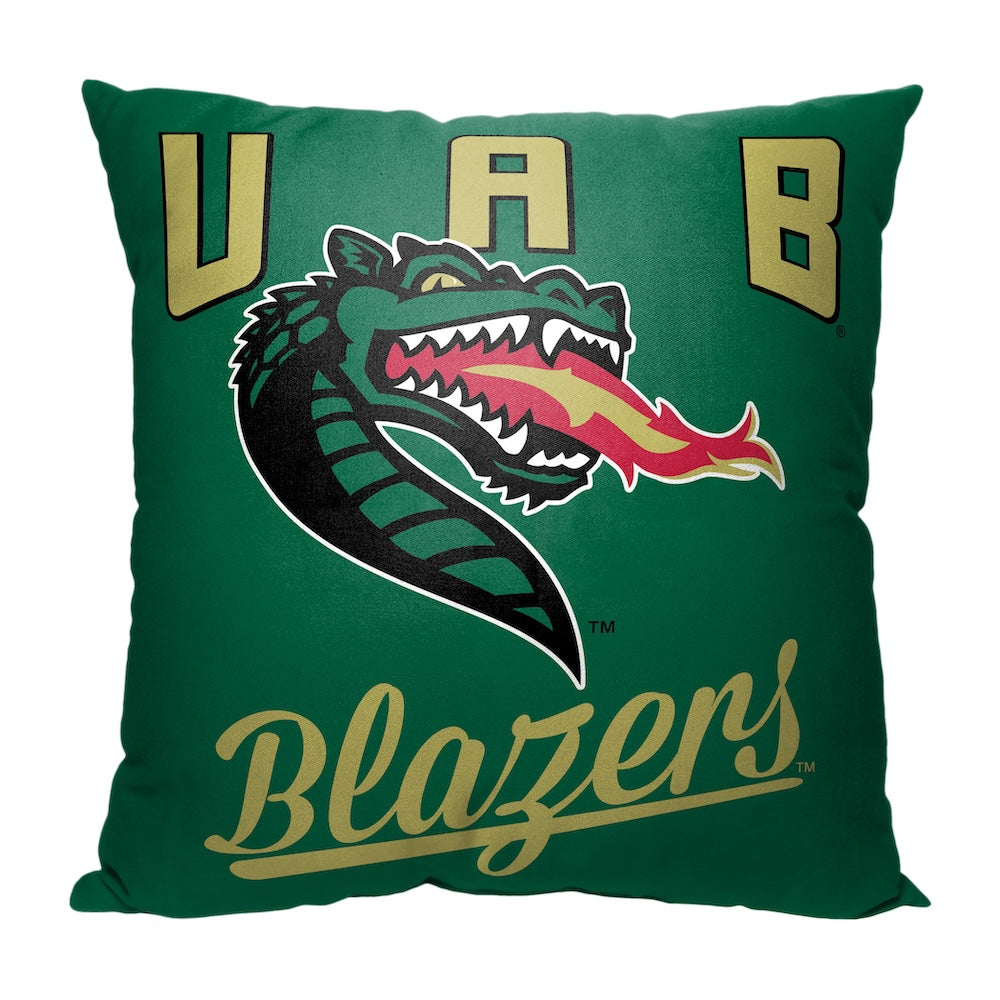 Alabama Birmingham Blazers OFFICIAL throw pillow