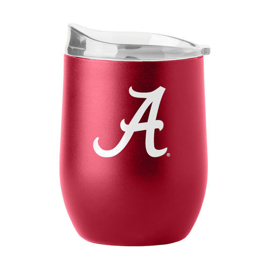 Alabama Crimson Tide curved drink tumbler