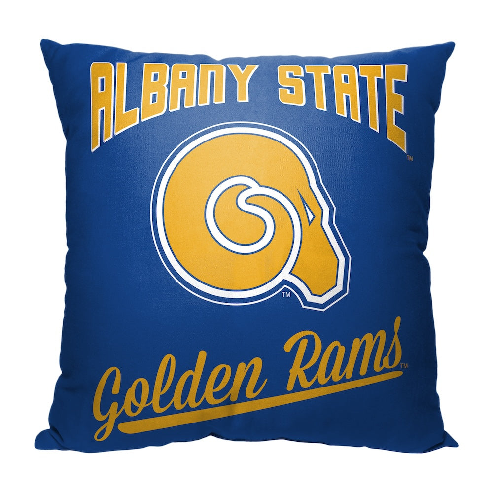 Albany State Golden Rams OFFICIAL throw pillow