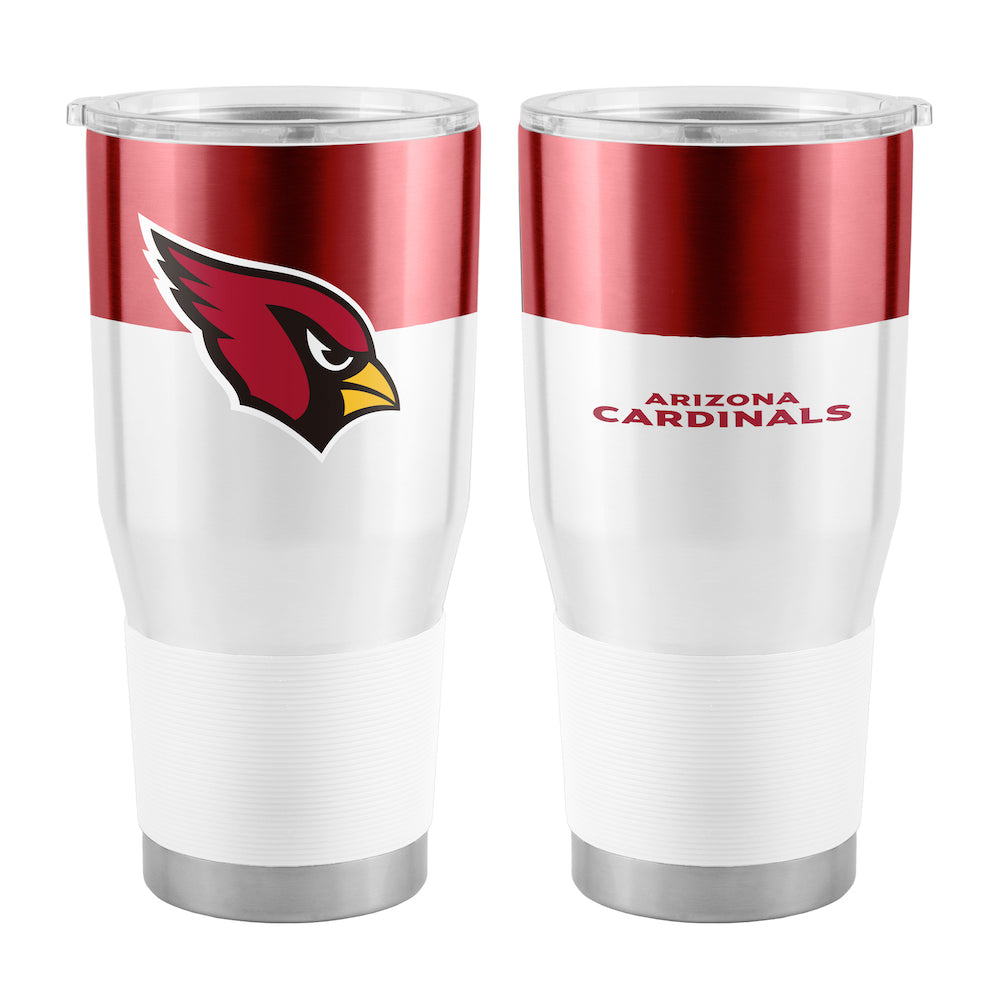 Arizona Cardinals 30 oz color block travel tumbler
