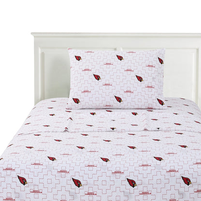 Arizona Cardinals Twin Sheets