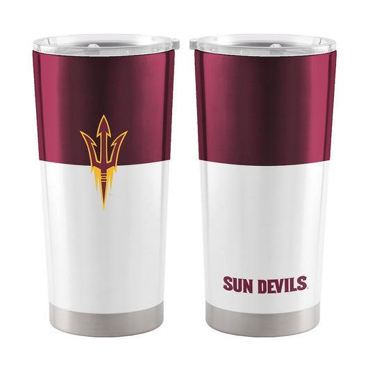 Arizona State Sun Devils 20 oz color block travel tumbler
