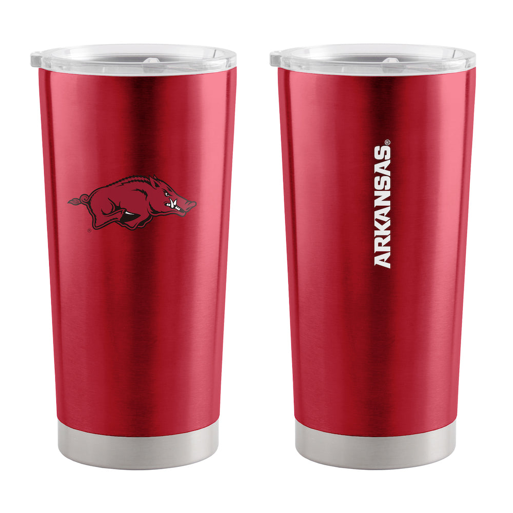 Arkansas Razorbacks 20 oz stainless steel travel tumbler