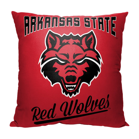 Arkansas State Red Wolves OFFICIAL throw pillow