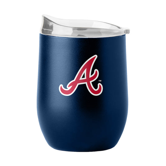 Atlanta Braves curved drink tumbler