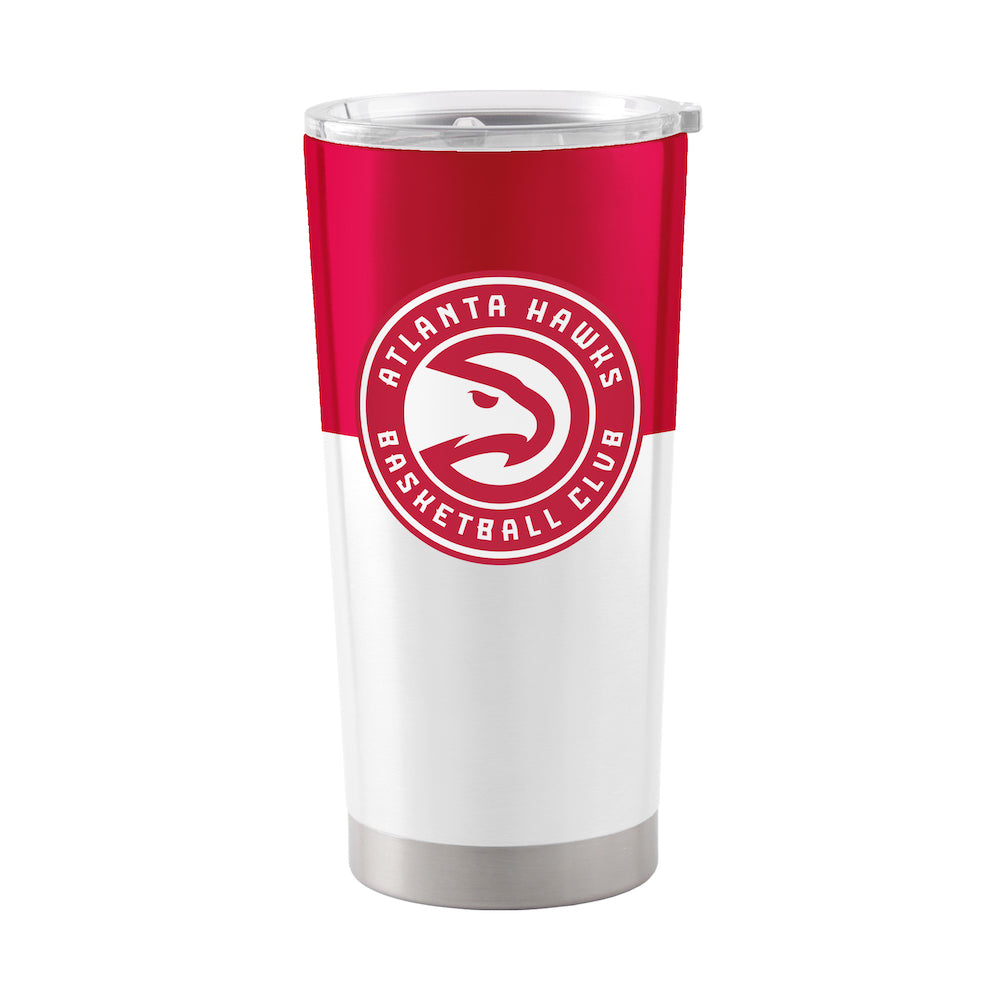 Atlanta Hawks 20 oz color block travel tumbler