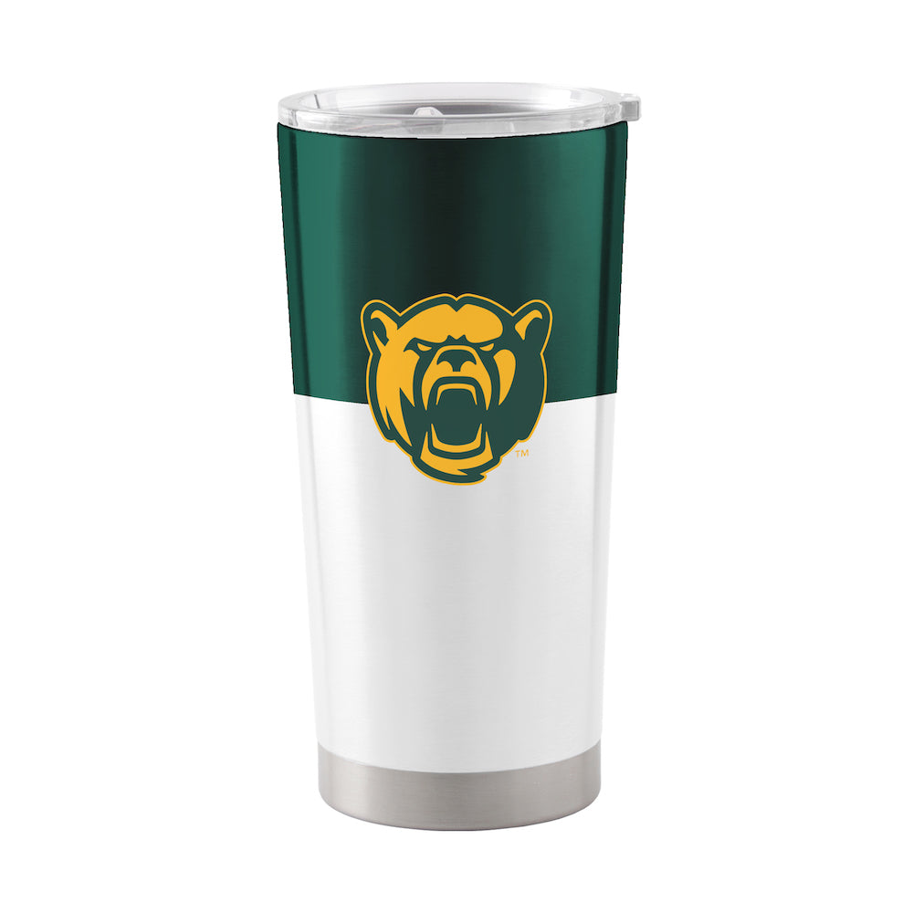 Baylor Bears 20 oz color block travel tumbler
