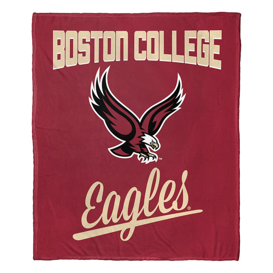 Boston College Eagles official silk touch throw blanket