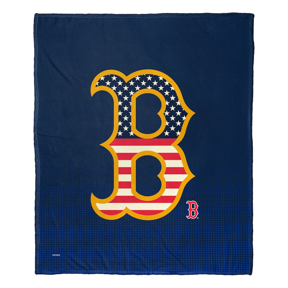 Boston Red Sox CELEBRATE silk touch throw blanket
