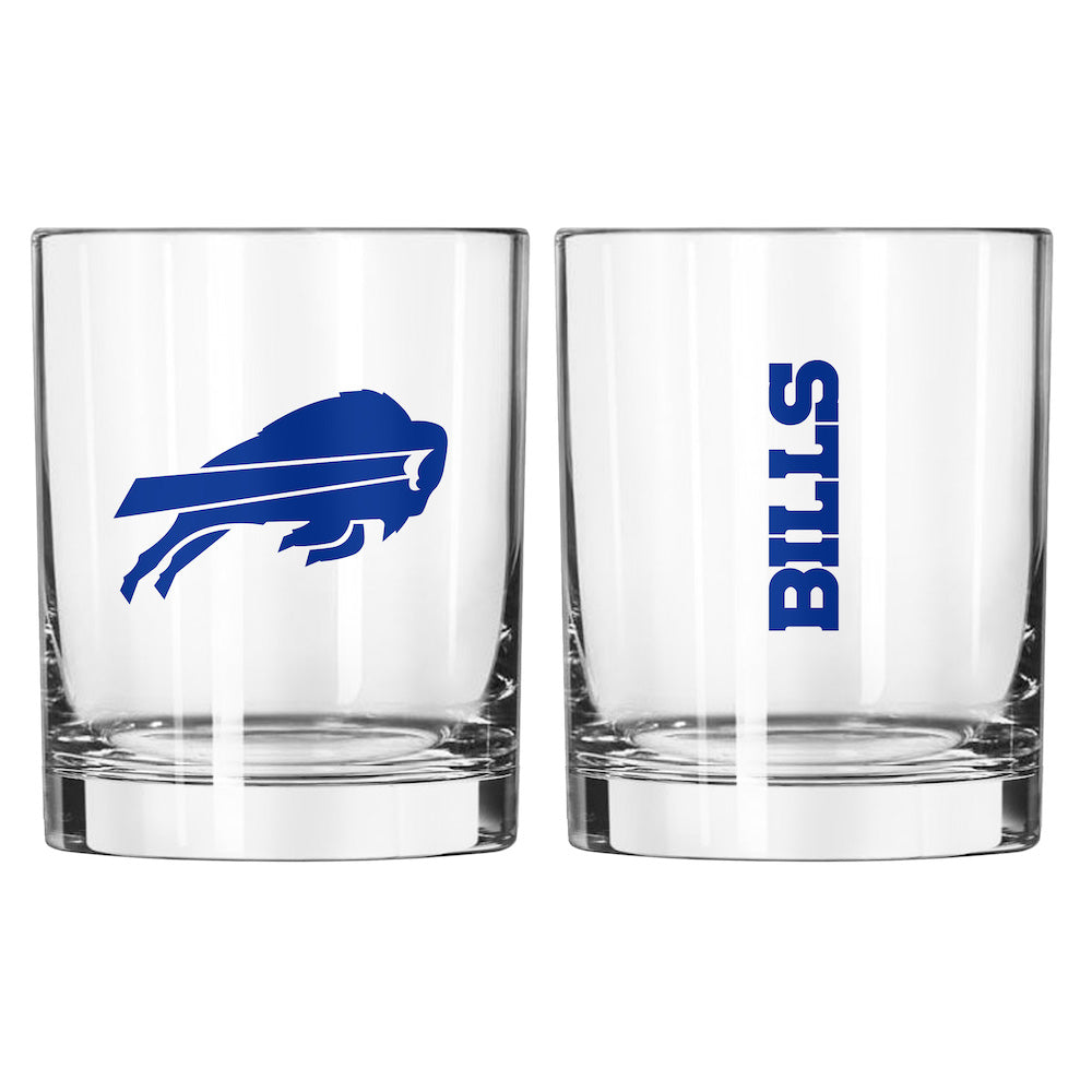 Buffalo Bills Rocks Glass