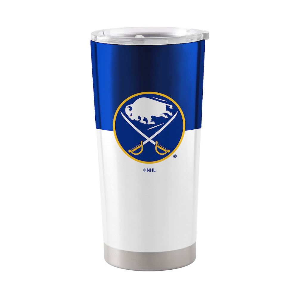 Buffalo Sabres 20 oz color block travel tumbler